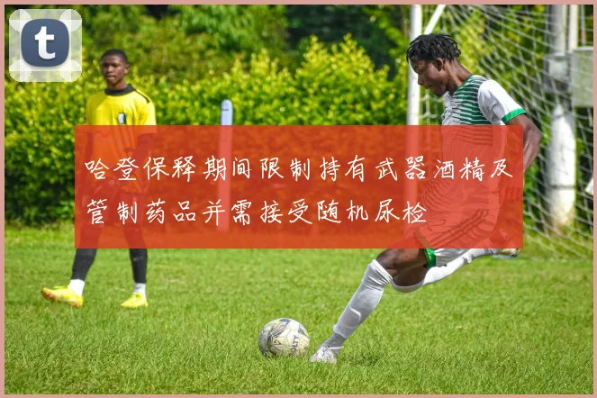 哈登保释期间限制持有武器酒精及管制药品并需接受随机尿检
